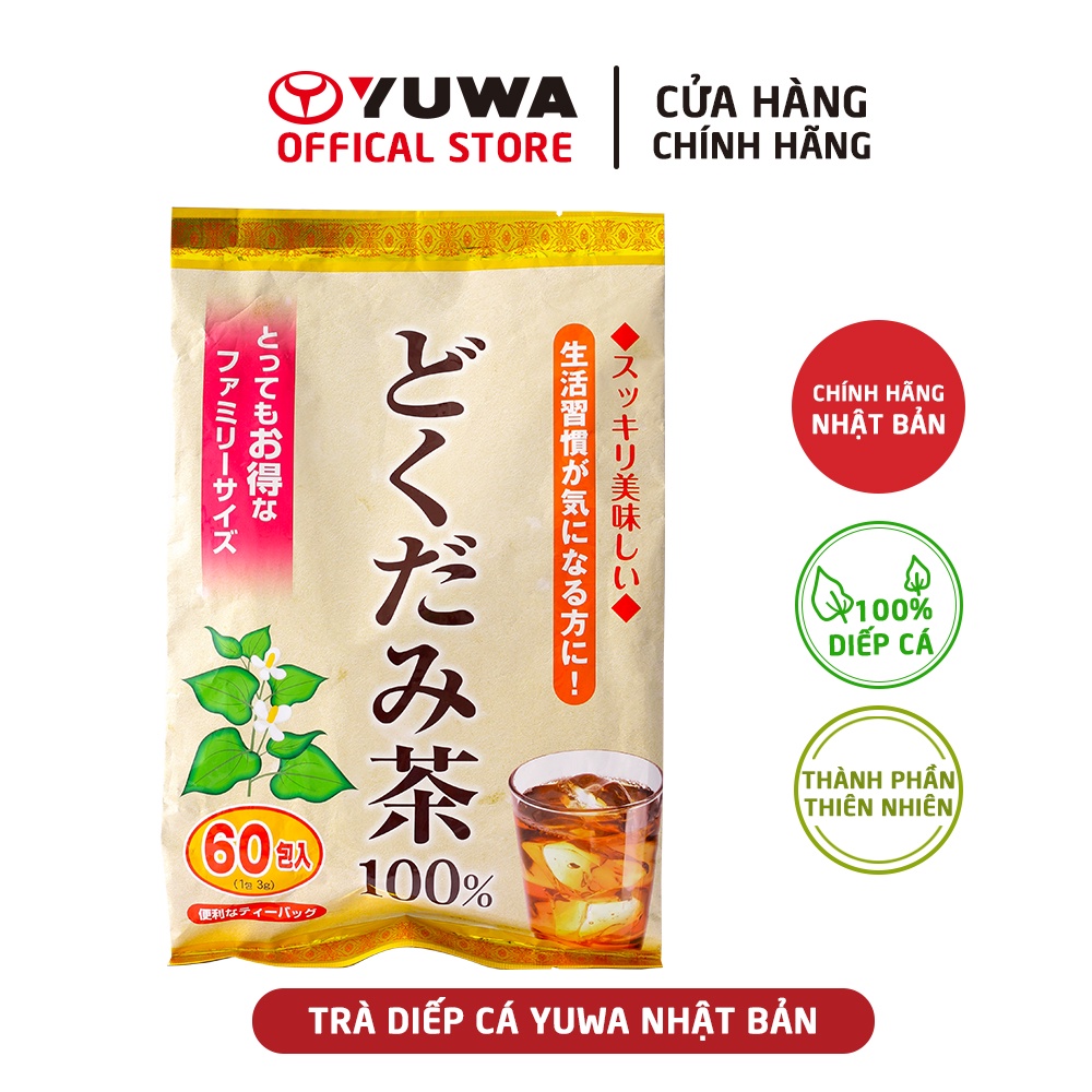 Trà Diếp Cá Yuwa 100% Lá Diếp Cá Giải Nhiệt Yuwa Dokudami Tea 100% ...