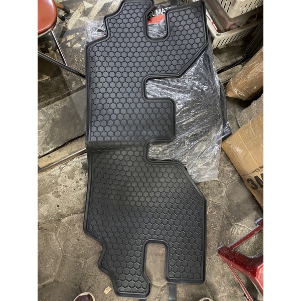 Thảm lót sàn ô tô Mitsubishi Xpander 2018-2022 HÀNG THƯỜNG, bộ trải sàn 3 hàng ghế đúc 3D PVC , dễ dàng vệ sinh