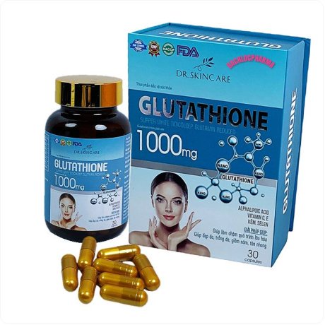 vin ung trng da glutathione 1000mg 12 hiu qu, c tin dng hin nay VIN UNG TRNG DA GLUTATHIONE