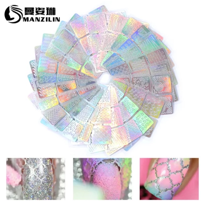 Khuôn in móng , khuôn vẽ móng tấm mỏng chuyên dùng trang trí móng