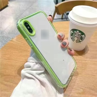 Ốp Điện Thoại Dày Trong Suốt Chống Sốc 2 Trong 1 Cho Iphone X Xs Xr 11 13 12 Pro Max 6 6s 7 8 SE 2 3 Trong 1