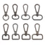 GAVESTO 5 Túi Dây Đeo Khóa Trang Sức Làm DIY Móc Khóa Chia Vòng Cổ Carabiner Snap