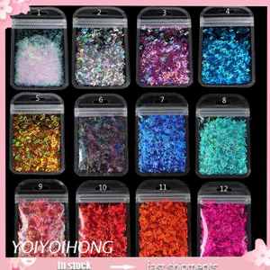 Hạt kim sa hình chữ cái tiếng Anh lấp lánh trang trí móng tay nghệ thuật/ làm đồ thủ công nhựa resin