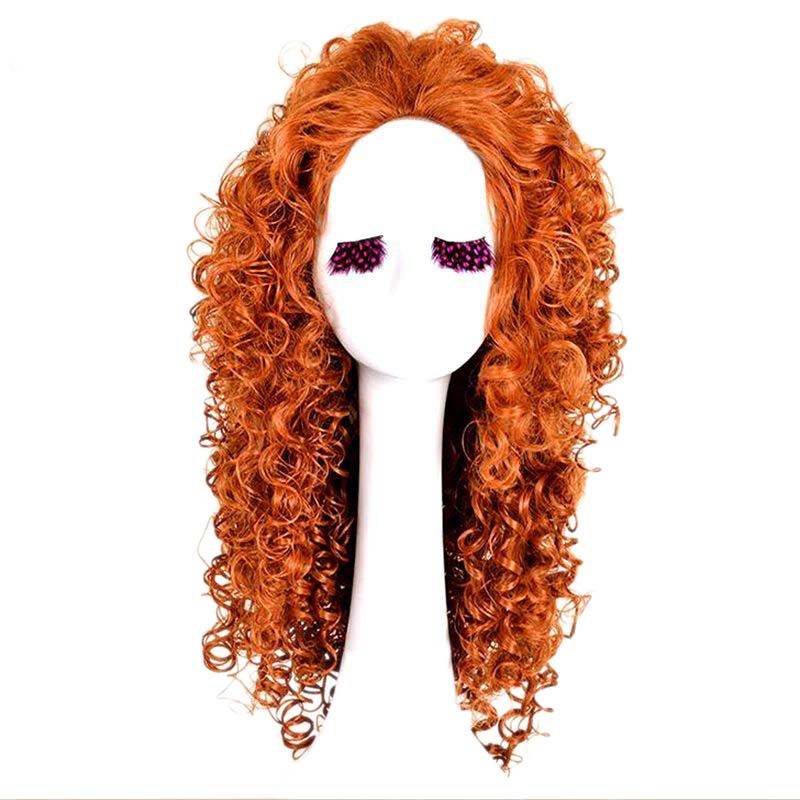 YB1 - Tóc giả Công chúa Brave Merida từ Pixar với tóc xoăn mềm mại cho cosplay và chụp hình
