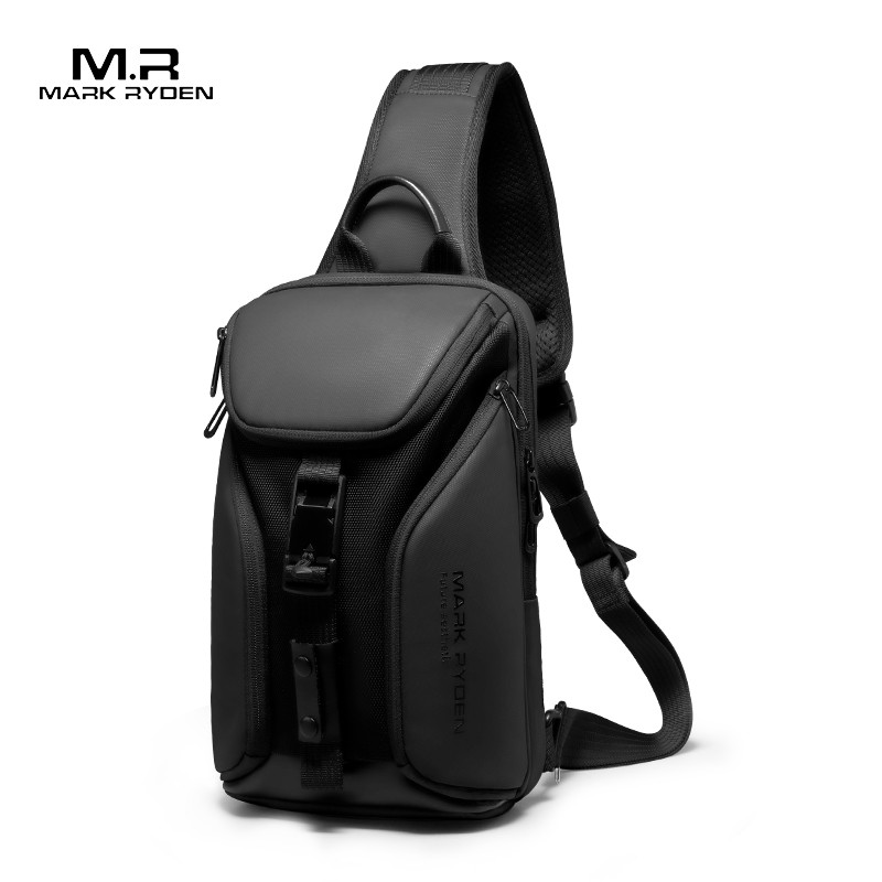 Túi đeo chéo Mark Ryden MR7369 9.7 inch sức chứa lớn chống thấm nước có cổng sạc thời trang chất lượng cao tiện lợi