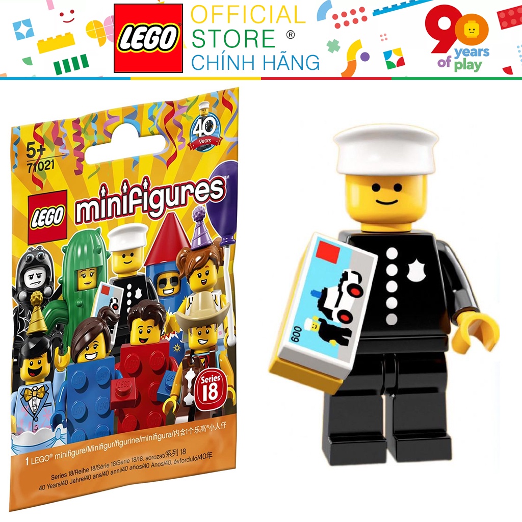 Lego Official Có Sẵn] Nhân vật LEGO Minifigures Series 18 71021