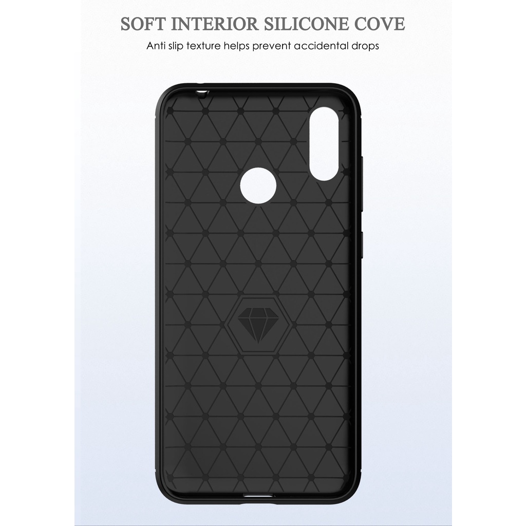 Sọc chải sợi Carbon ASUS Zenfone Max M2 ZB633KL X01AD Vỏ điện thoại tpu silicon mềm Vỏ bảo vệ chống sốc