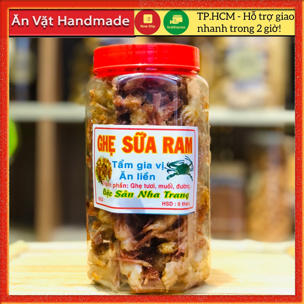 Ghẹ sữa rim giòn cao cấp ngon hộp 300gram, Đồ ăn vặt Sài Gòn | Shopee ...