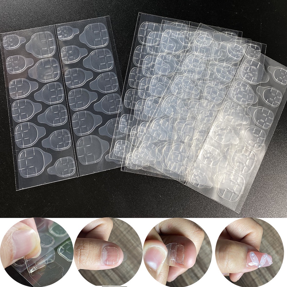 miếng dán móng , keo silicon dán móng nailbox, tờ 12 miếng dán, Bộ 24 ...