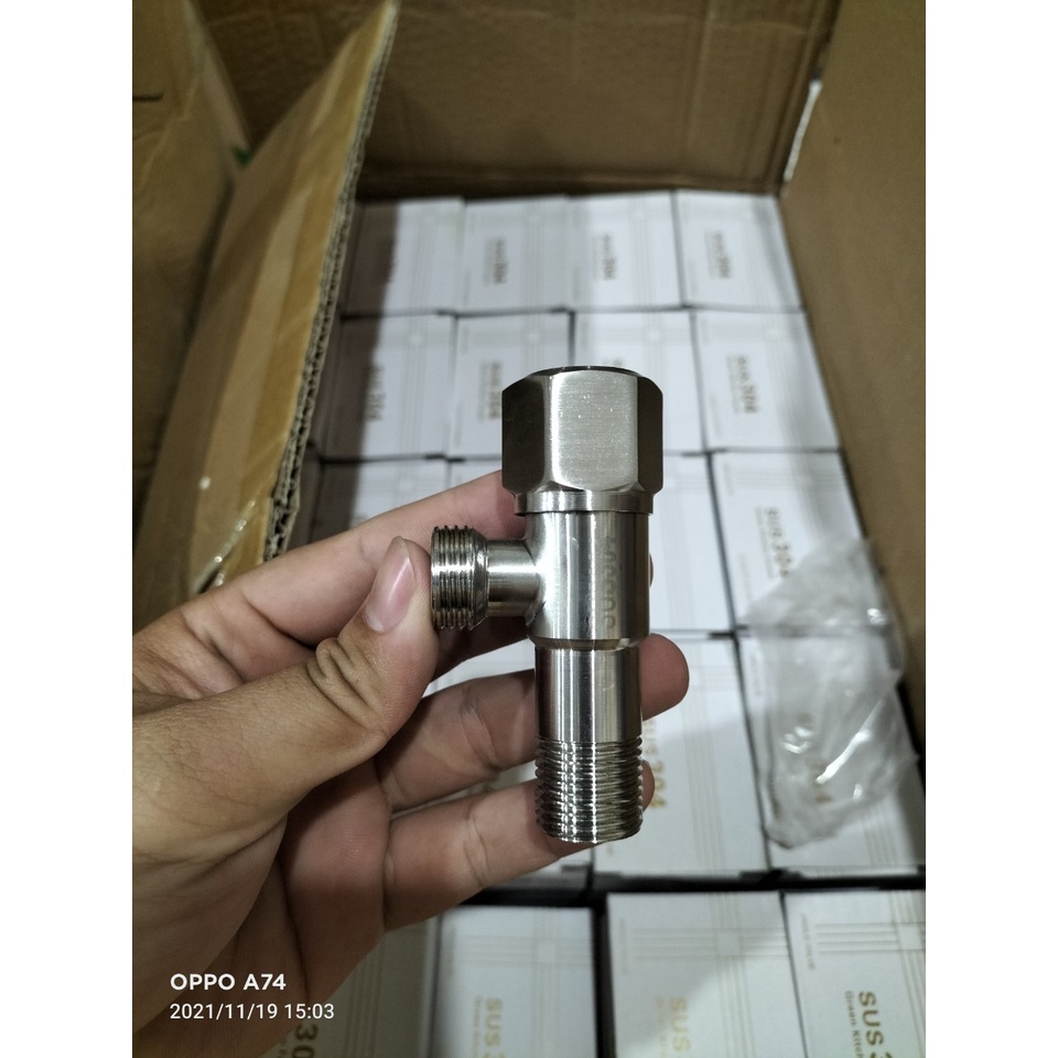 Van( Tê )cầu 2 ngã có khóa inox 304 | Shopee Việt Nam