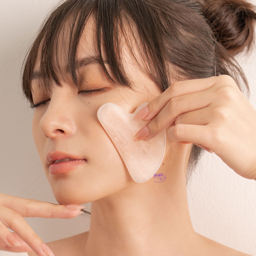 Ảnh Guasha Massage Thạch Anh Hồng Cao Cấp Nâng Cơ Trẻ Hóa Làn Da SP003958 Gypsy.lala 4