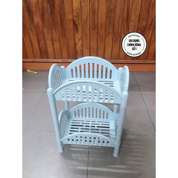 Kệ Nhựa Chữ Nhật 2, 3 Tầng Để Đồ Nhà Tắm, Phòng Bếp Đa Năng Nhựa Việt Nhật [GIÁ SỈ]