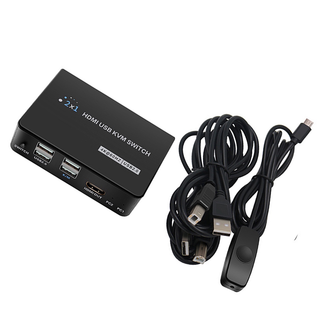 [Lzdjhyke1] Kết nối bàn phím & chuột hỗ trợ chuyển đổi KVM và 4K @ 60Hz USB 2.0