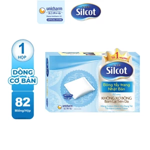 Bông trang điểm (bông tẩy trang) Silcot 82 miếng/hộp