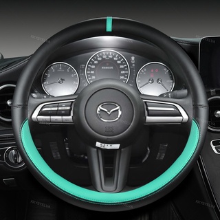 Da PU Cho Xe Mazda 2 3 6 Axela Atenza Demio CX-3 CX-4 CX-5 CX5 CX 5 CX-7 CX-9 Vỏ Vô Lăng Ô Tô Phụ Kiện Tự Động
