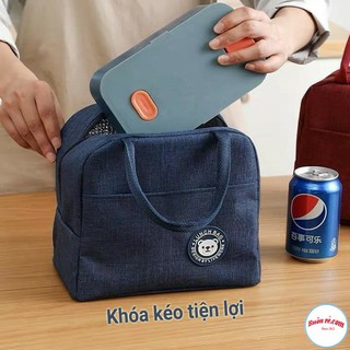 Túi Giữ Nhiệt, Đựng Cơm Cao Cấp Có Quai Xách Màu Tự Chọn Chống Thấm Nước