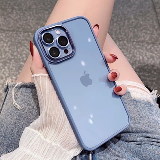 Ốp lưng trong chống ố viền silicon màu chịu lực cho iphone 12promax/13/13pro/13promax