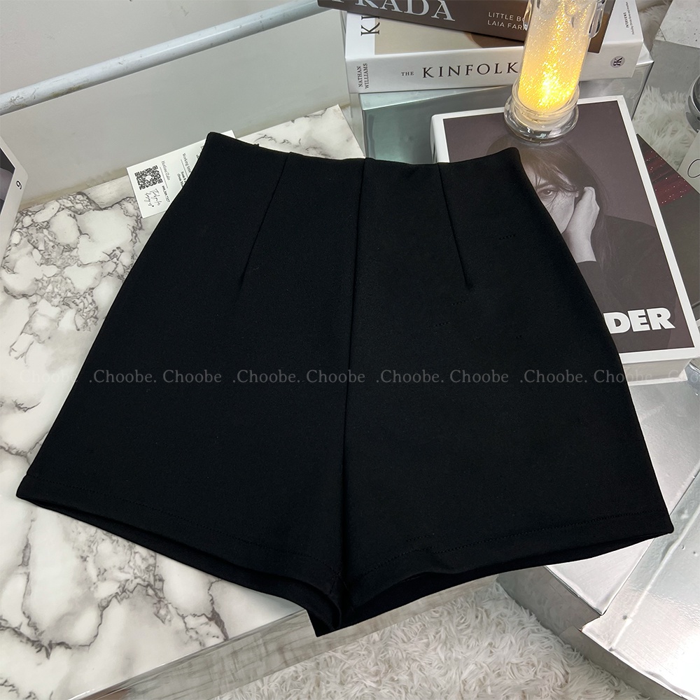 Ảnh Quần short nữ Choobe cạp cao shorts dance cao cấp co giãn tốt khóa sau tôn dáng phong cách QS09 1