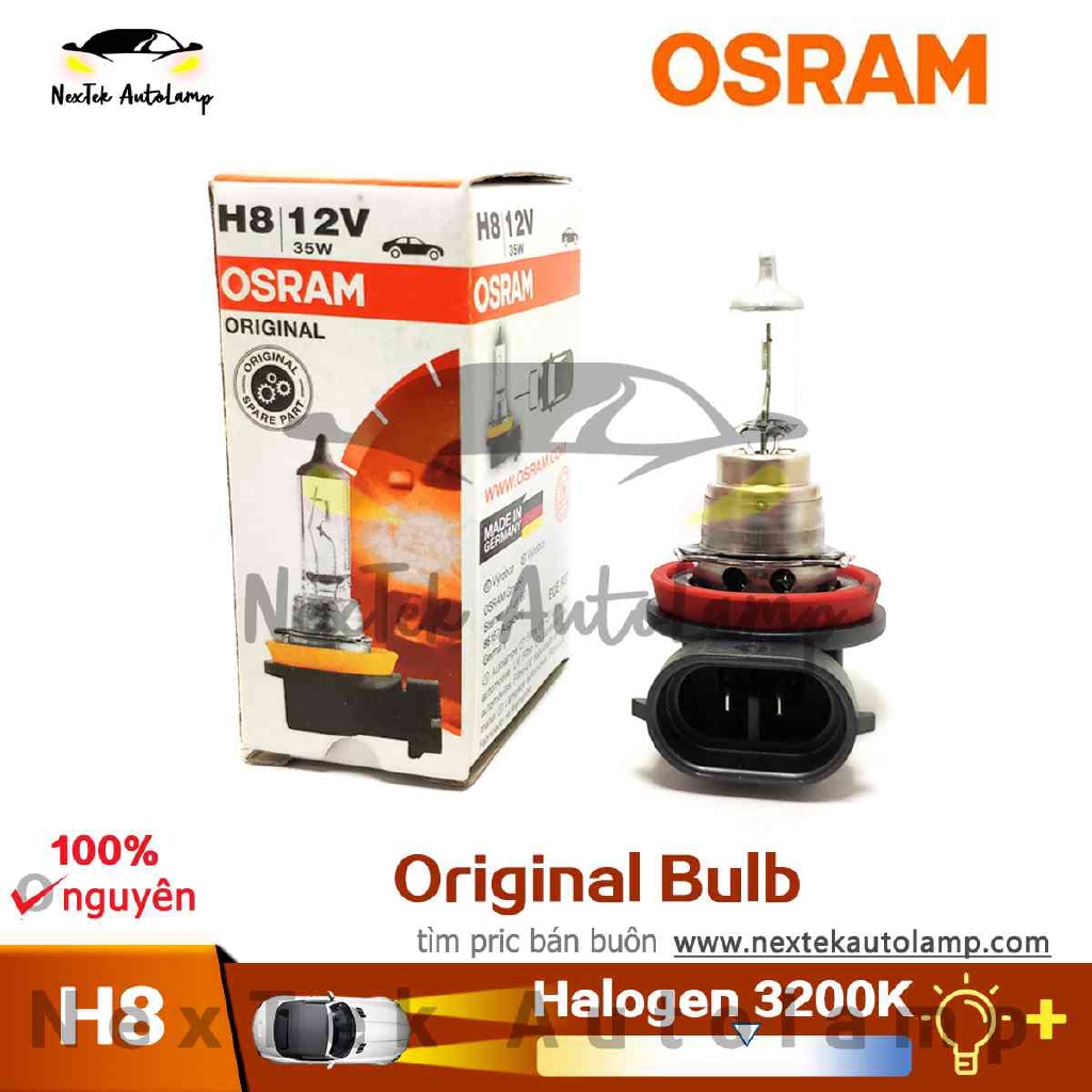Bóng đèn H8 Osram halogen 12v 35W