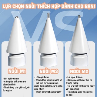 Ngòi bút kim loại thay thế bút cảm ứng Pencil 1 2, chuyên dùng với paper-like, chống mòn khi viết vẽ by mèober