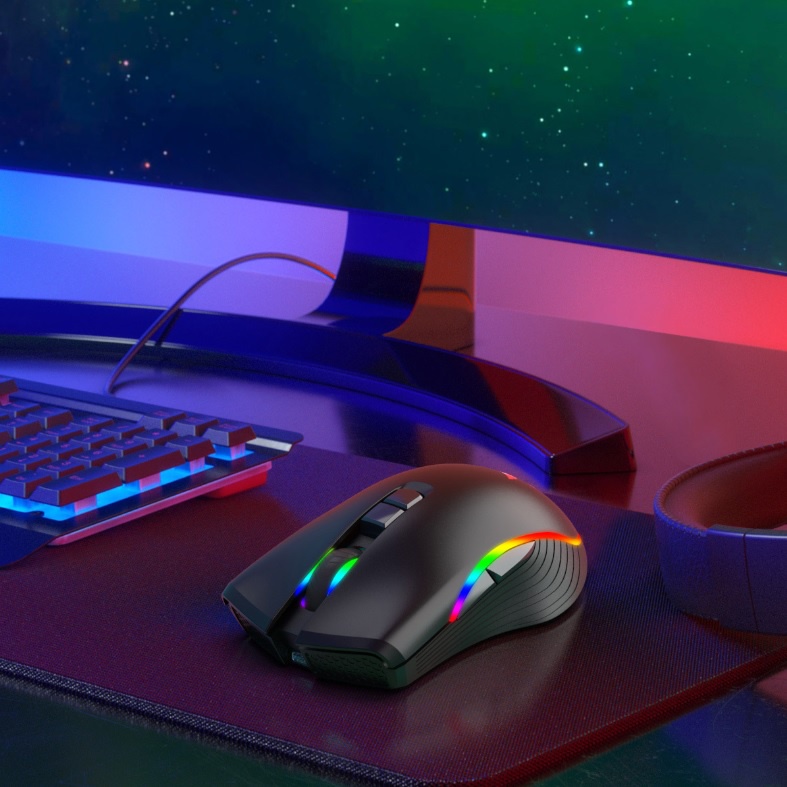 Mô tả Chuột không dây ZTU Smart GM20 wireless tự sạc pin, chuột gaming chơi game siêu bền DPI4800 - 5