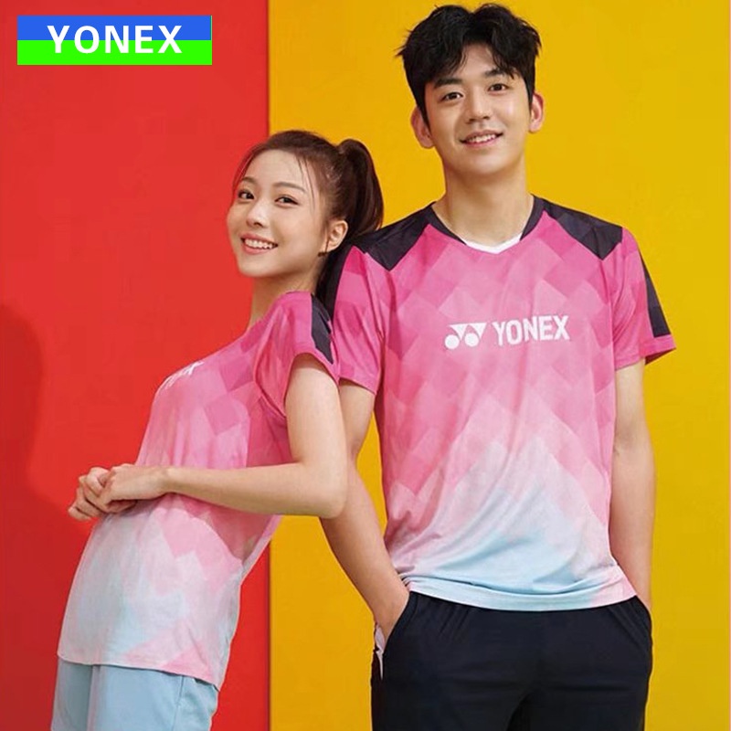 Áo Thun Thể Thao Yonex Tay Ngắn Thấm Hút Mồ Hôi Nhanh Khô Thời Trang Mùa Hè 2022 Cho Nam Và Nữ
