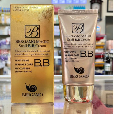 (CHÍNH HÃNG) Kem nền BB cream tinh chất từ ốc sên BERGAMO MAGIC SNAIL B ...