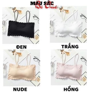 Áo Bra Nữ su gân viền sóng Không Gọng Nâng Ngực tôn vòng một gợi cảm mẫu B 235 / B 8881 BC_CHIC LINGERIE