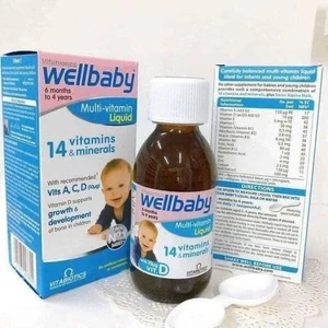 Multi Vitamin WellBaby Liquid Bổ Sung, Nâng Cao Sức Đề Kháng Cho Các Bé