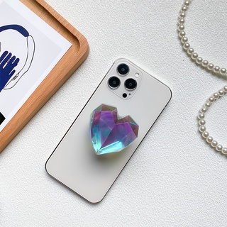 Giá Đỡ Điện Thoại Laser Hình Trái Tim 3d Màu Trơn Dễ Thương