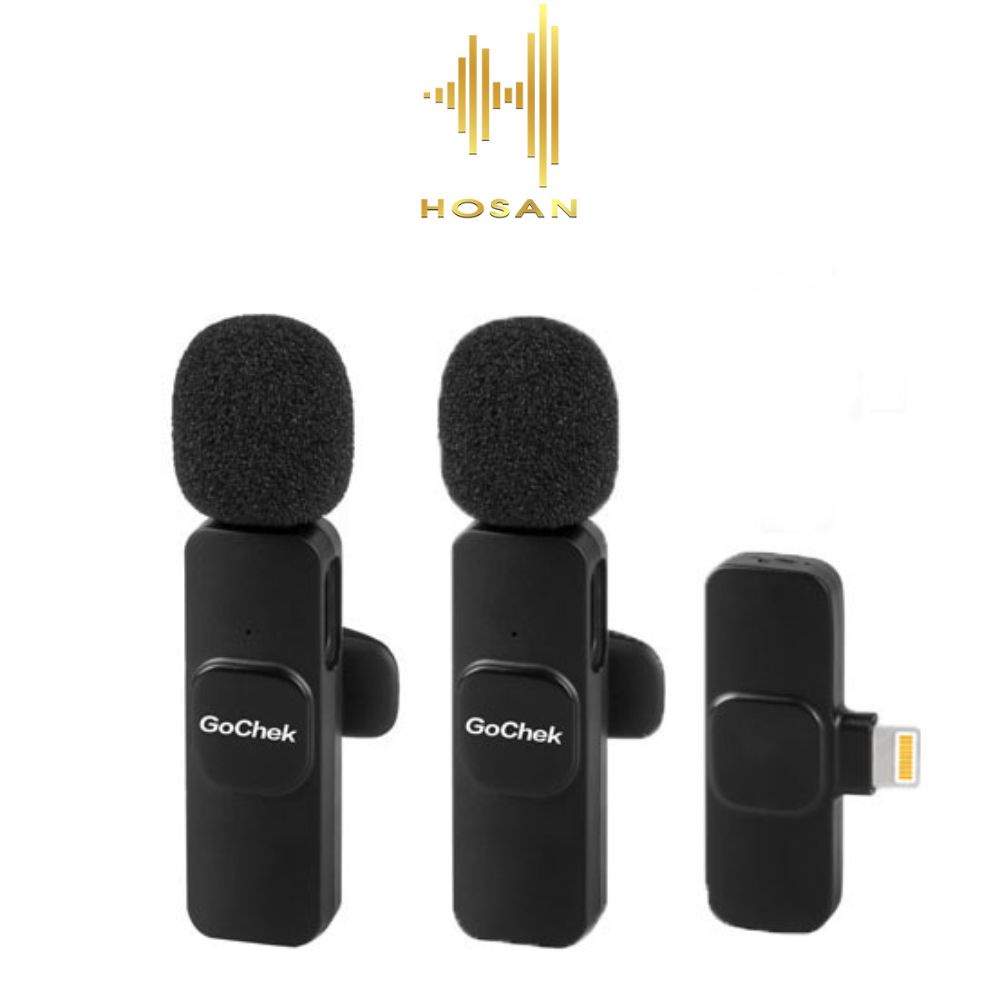 Micro thu âm không dây HOSAN B02/ B02 Pro/ B02 nâng cấp công nghệ ghi âm 2.4G hiệu quả
