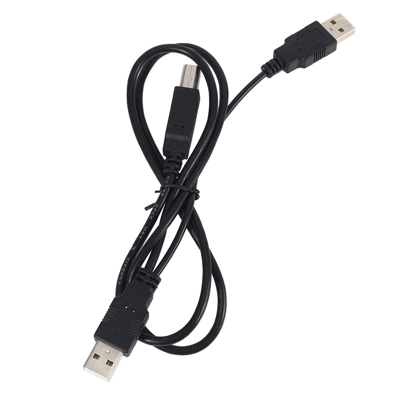 Cáp USB 2.0 Nam sang Standard B Male Y 80cm cho máy in & máy quét & ổ cứng gắn ngoài