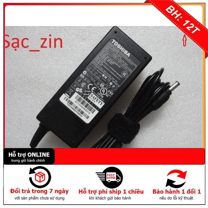 HCM] ⚡️[Sạc zin]Sạc Laptop Toshiba Satellite C55 sạc toshiba L655 sạc toshiba 65w 19v 3.42a đầu 5.5mm