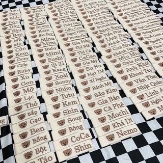 Name Tag thêu tên bé style Hàn