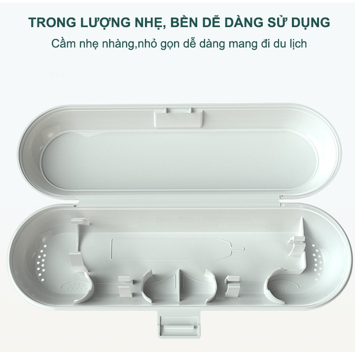 Mô tả Hộp Đựng Bàn Chải Điện DELADEP Chất Liệu Nhựa ABS An Toàn Dùng Để Đựng Bảo Quản Bàn Chải Khi Du Lịch  - HDB01 - 2