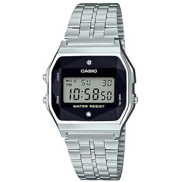 Đồng hồ nam dây kim loại chính hãng Casio A159WAD-1DF
