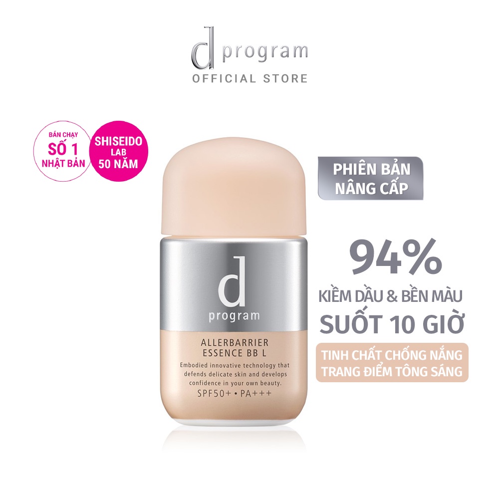 Ảnh BB chống nắng trang điểm dProgram Allerdefense Essence BB tông sáng 30ml SPF50+ PA+++ 3