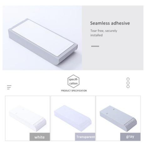 Dao Tiêu Chuẩn - Hộc Ngăn Kéo Bàn Mini Có Keo Dán Để Văn Phòng Phẩm