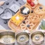 JVSUB Bánh Quy Nướng Khuôn Gỗ Tay Cầm Timbale Khuôn Phễu Làm Bánh Sắt Máy Làm Bánh Waffle