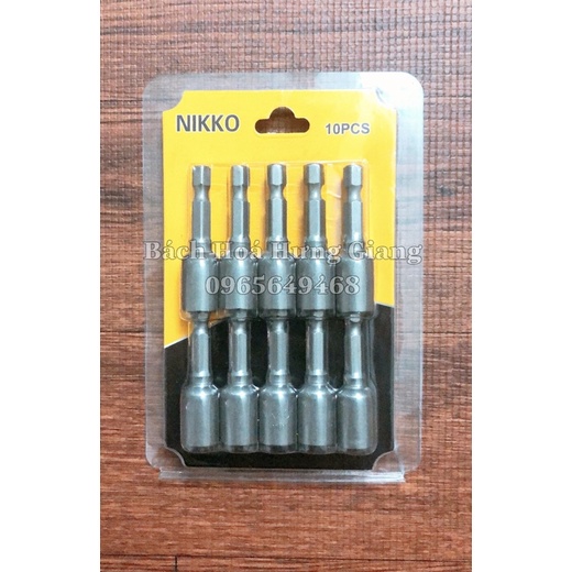 Đầu Chụp Vít Tôn NIKKO 8mm Độ Cứng HCR47-53 (ẢNH THẬT)