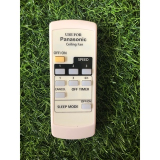 Điều khiển quạt trần 4 cánh Panasonic F56MPG/ F56MZG /F564- hàng mới đẹp loại tốt - tặng kèm pin - remote quạt 4 cánh