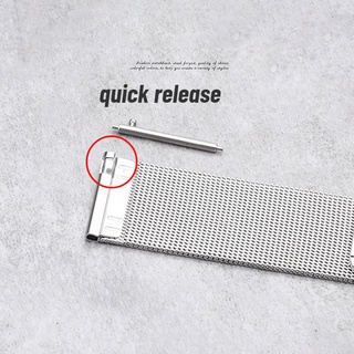 Dây Đeo Thay Thế Chất Liệu Thép Không Gỉ Thời Trang Cho Đồng Hồ Thông Minh 0.4 16/8/20/22mm