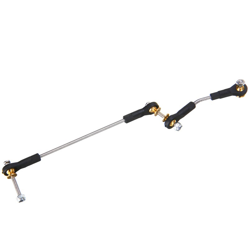 1 Bộ Cần Kéo Lái Xe RC Nâng Cấp Một Phần Kim Loại RC Lái Cần Bền Cho WPL B1 B14 B24 B24 C14 C24 1 / 16