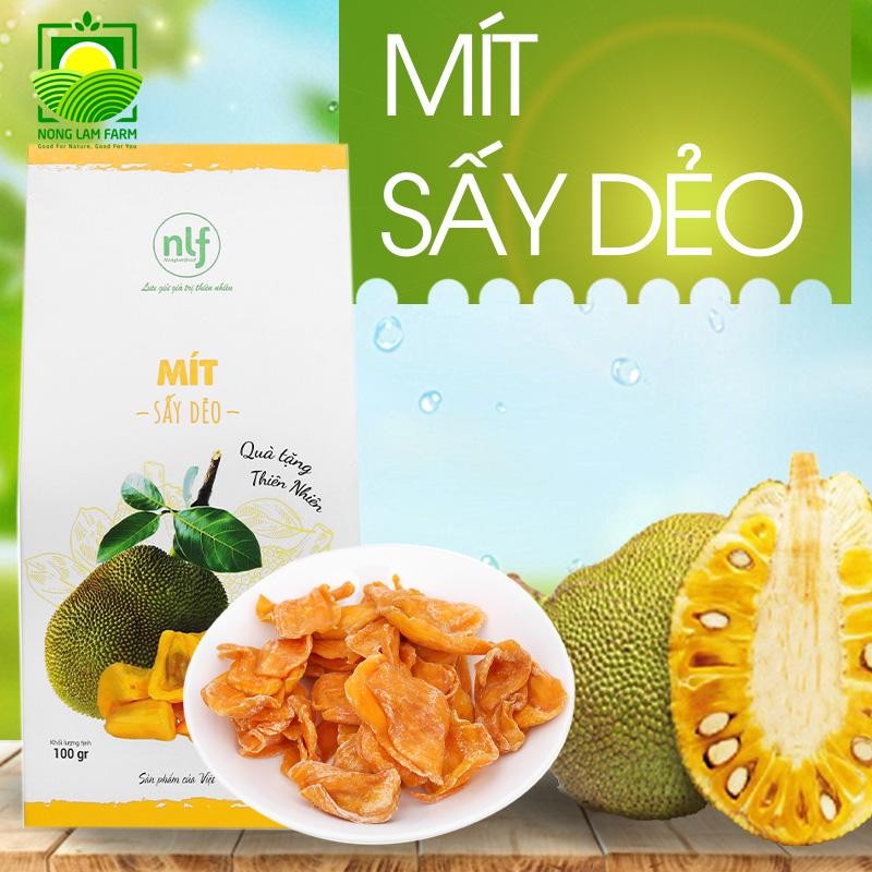 Mít sấy dẻo Nông Lâm Food, hộp 100g