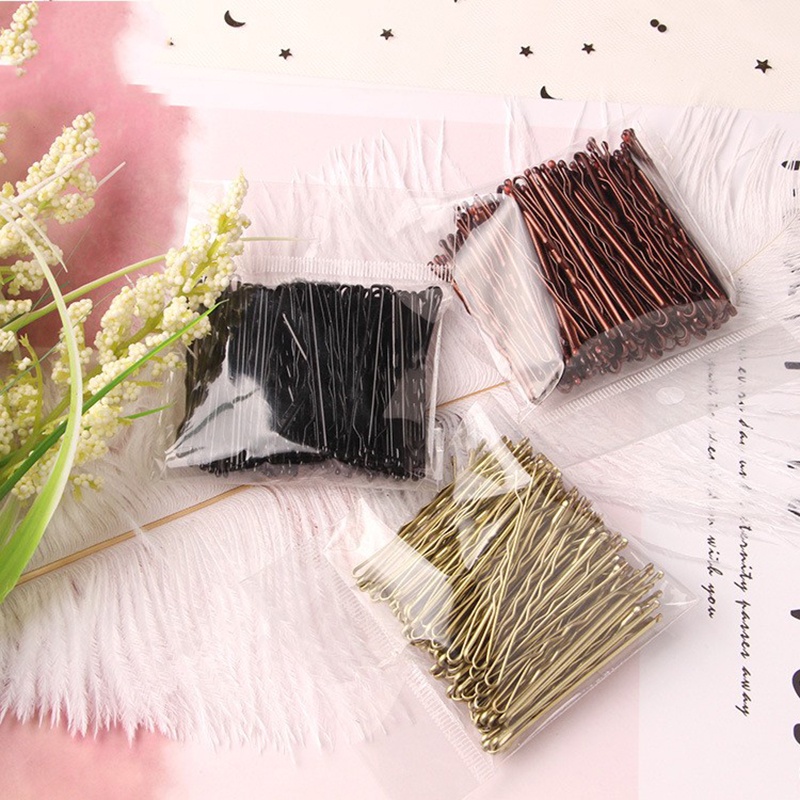 50 Cái / bộ Hợp Kim Sóng Bobby Chân Kẹp Tóc Vàng Nâu Đen Barrette Kẹp Tóc Mỏng Dày Bạc Kẹp Tóc Nữ Cô Gái Cong Kẹp Cô Dâu Updo Dụng Cụ Tạo Kiểu Tóc