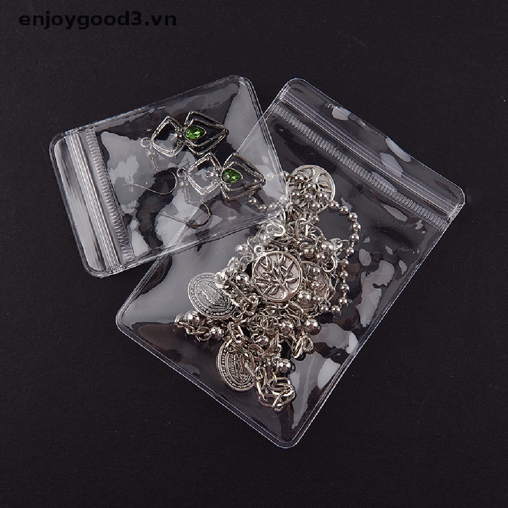 Set 20 túi zip PVC trong suốt đựng đồ trang sức tùy chọn kích thước ...