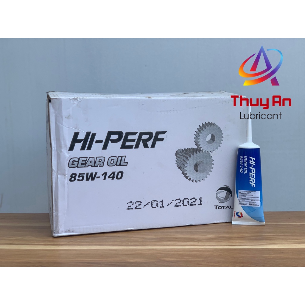 Thùng 48 Tuyp Nhớt Hộp Số Chống Hú Láp Total Hi Perf Gear Oil 85W140