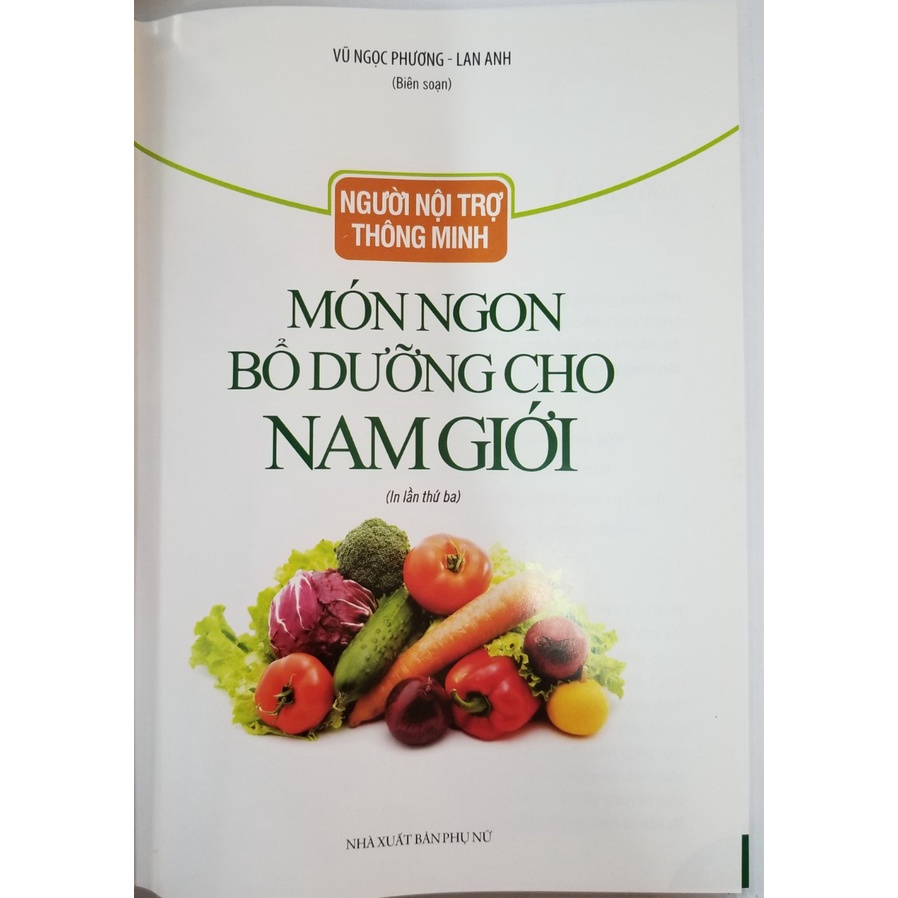 Ảnh Sách - Người Nội Trợ Thông Minh - Món Ngon Bổ Dưỡng Cho Nam Giới 1
