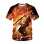SY3 Anime Áo Thun Demon Slayer Top Tay Ngắn Unisex Graphic Kimetsu No Yaiba Hoạt Hình Thời Trang Áo Thun YS3