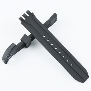 Dây đeo đồng hồ cao su chống thấm nước cho Swatch SUIB400 SUIK400 18mm 19mm Dây đeo đồng hồ silicon dành cho nam nữ Vòng đeo tay thể thao Phụ kiện đồng hồ